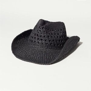 NWT Lucky Brand Straw cowboy Hat Festival One Size